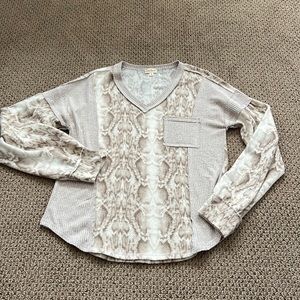 Fleece Snakeskin 🐍 Top